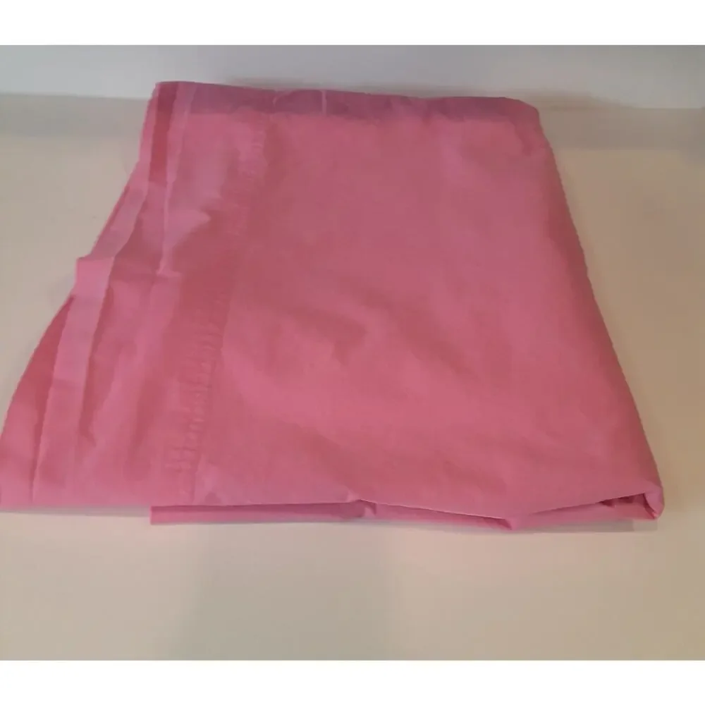 The Company Store 100%Cotton Twin Flat Sheet Cooling Comfort